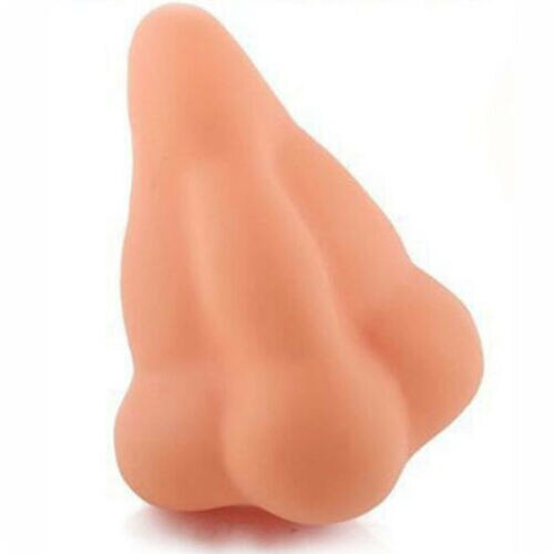 Dispensador de jabón con ventosa en forma de nariz, accesorios de baño para champú y Gel de ducha, ,
