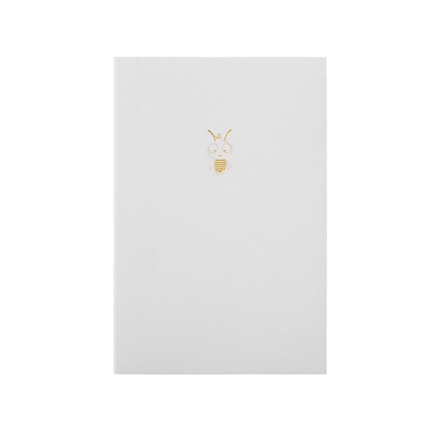 Agenda A6 A5 A4 Diary Planner Notebook Journal Drawing Dot Line Portable Supplies Organizer Schedule Stationery: A5 Bee-White