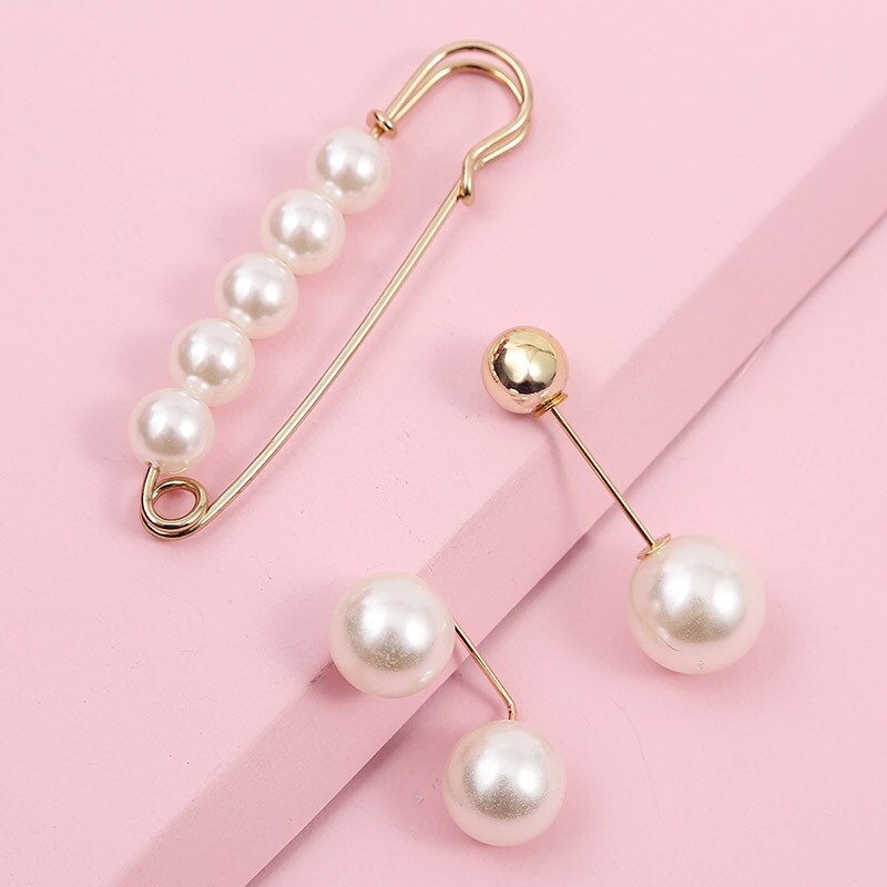 neue Elegante Frauen Perle Broschen retro Brosche Stifte Schmuck Kleidung Zubehör Verkäufe Broches stift