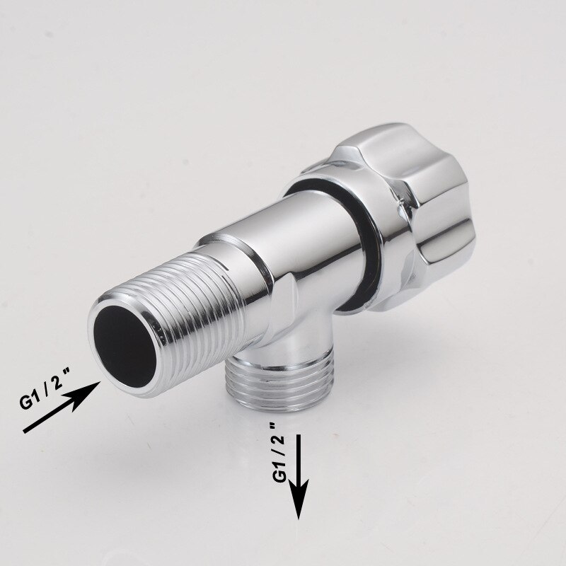 2 PCS Kitchen, Bathroomn Right Angle Valve for waterTriangle Valve Water incoming stop water valve copper right angel value