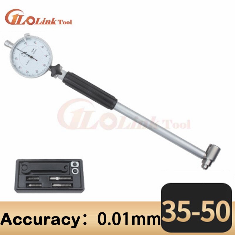 Dasqua Professionele 0,01 mm Slag 50 mm Meetklok
