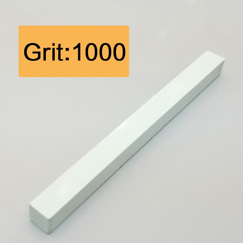 white corundum square strip sharpening stone sharpener fixed angle sharpener for whetstone knife sharpner kitchen tools: 1000 grit