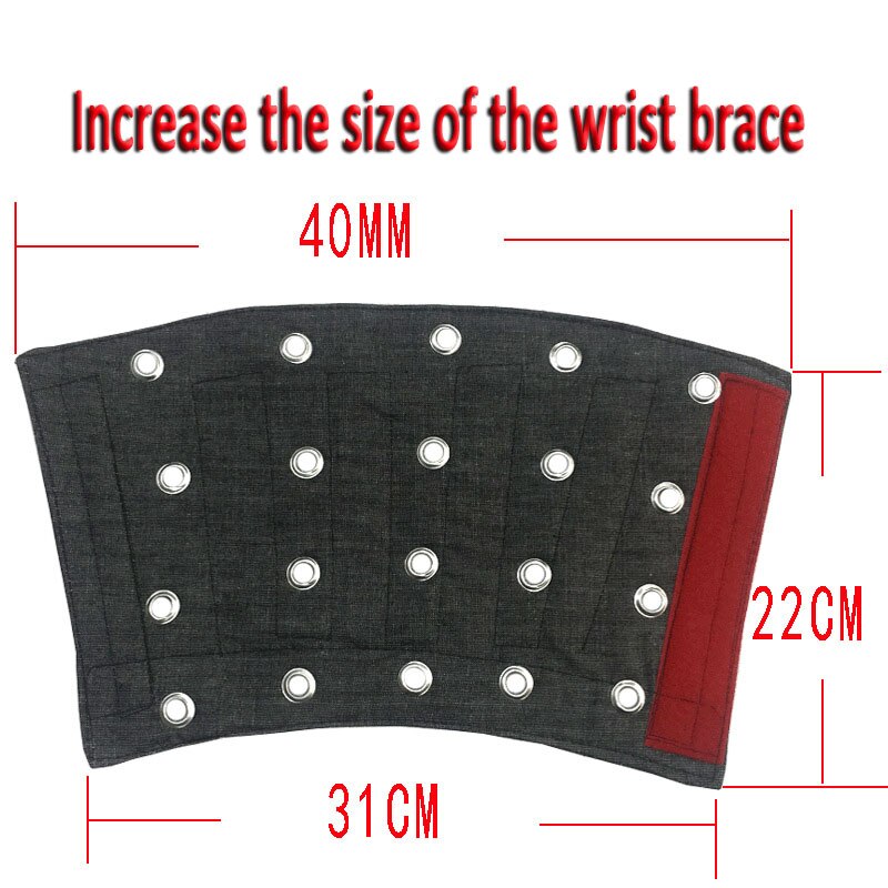 Thickened Glass Wrist Protector Anti-cut Wrist Protector Protect Arm Cowboy Steel Arm Guard Anti-scratch Arm Guard