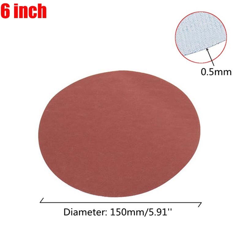 50Pcs 5/6 Inch Round Sandpaper Disk Sand Sheets 120/150mm 600-3000 Grit Hook Loop Sanding Disc For Sander Grits Abrasive Tools