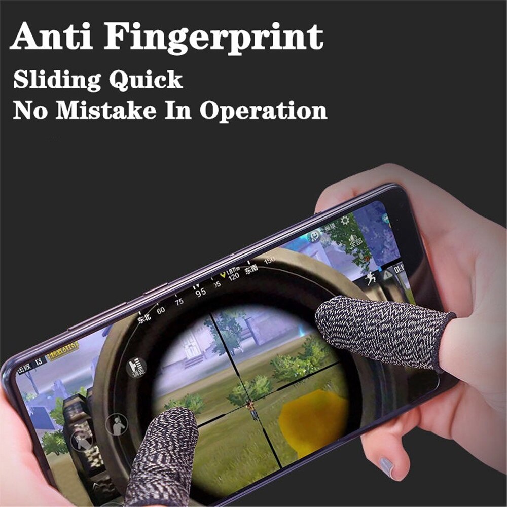 Professionele Mobiele Game Vinger Mouw Ademend Touch Trigger Voor Mobiele Game Anti Vingerafdruk