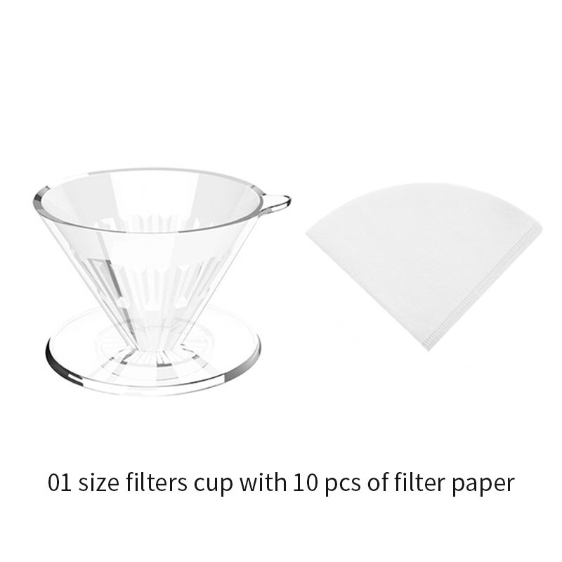 Timemore Cone Filter Papierloze Giet Over Koffiezetapparaat Koffie Druppelaar Herbruikbare Drip Cone Koffie Filter: 1-2cup