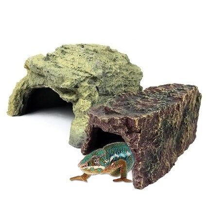 Krybdyr leverer avlskassesæt dekorativ firben for at beskytte paladset og undgår den hule-lignende kløbark-forskønnings reden