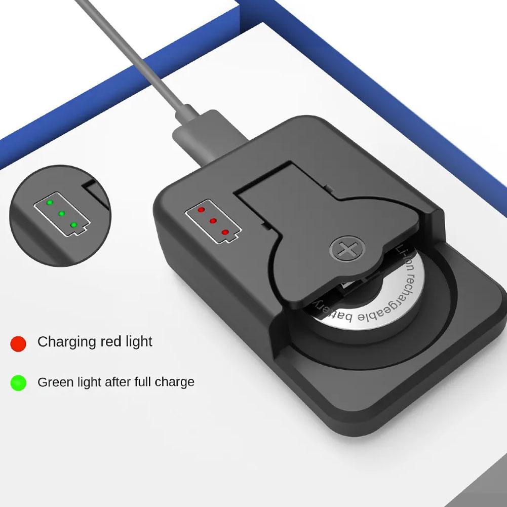 Cargador de batería de botón con indicador LED, cargador portátil Universal para accesorios LIR2016 LIR2025 LIR2032