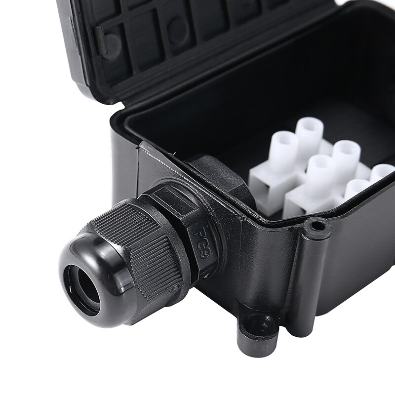 1pc IP66 Waterproof Junction Box Plastic Enclosure Case Outdoor Electrical Cable Wire Connector Accessories