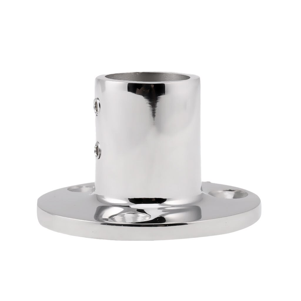 Marine 316 Stainless Steel Boat Hand Rail Fitting Stanchion Base for 90° 25mm Tube Sailing