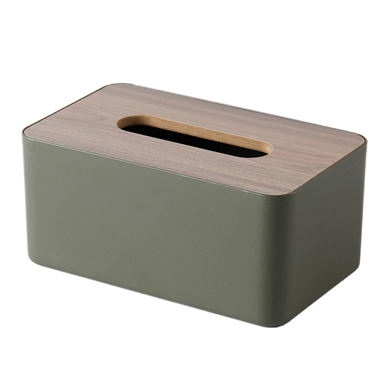 Living Room Desktop Japanese Bamboo And Wood Tissue Box Simple Drawing Paper Box Household Multi-Functional Storage Box: AG
