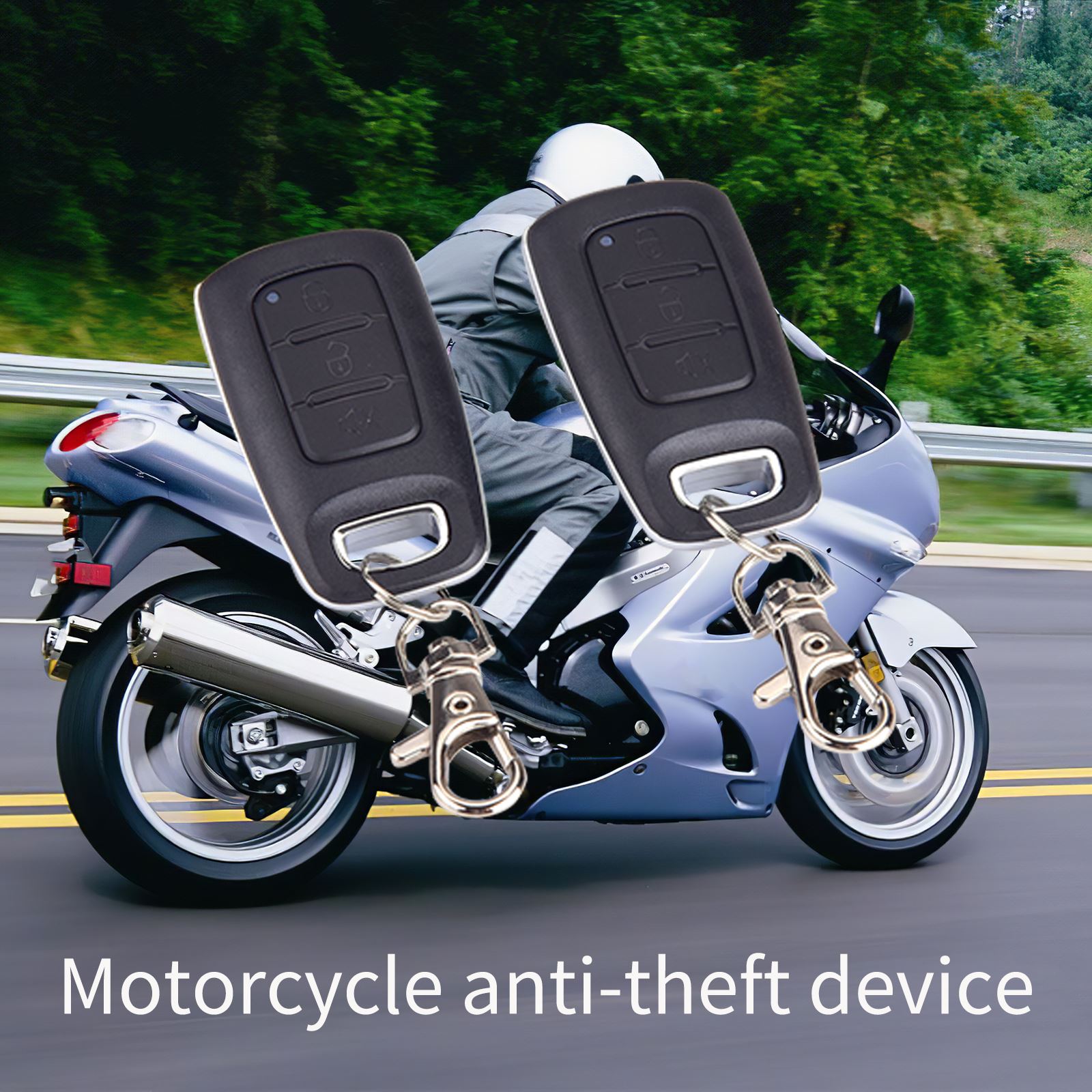 La motocicleta de sistema de alarma para coche Kit Central remoto de coche de Control remoto durable automático de bloqueo de alarma de coche sistema Anti-robo