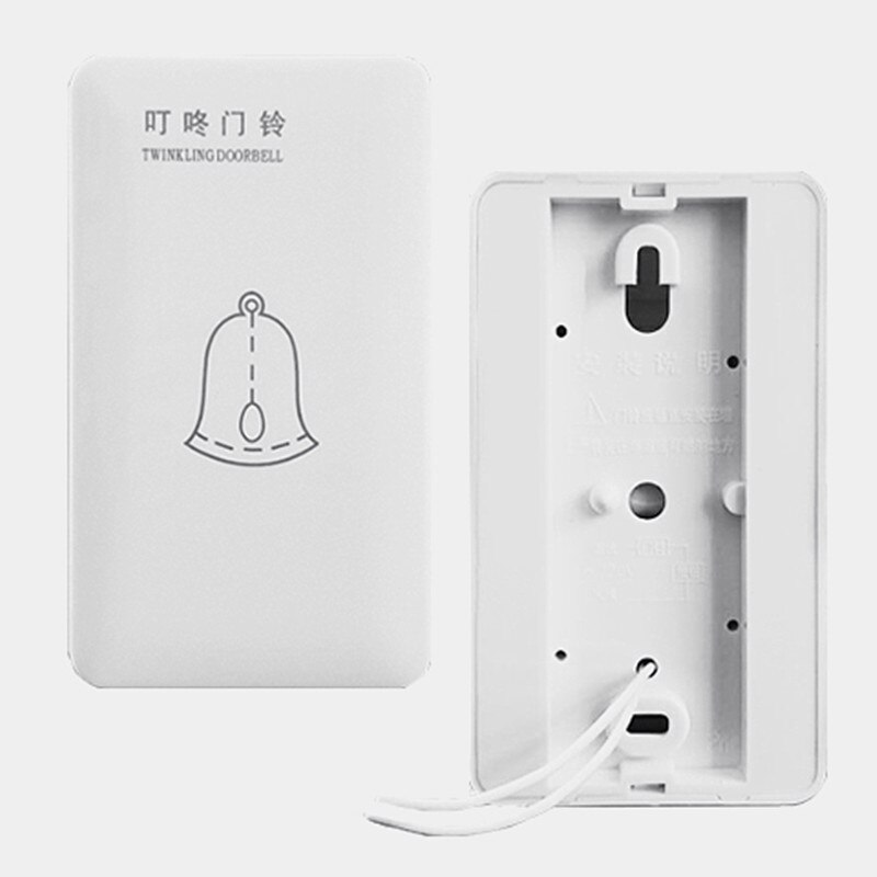 Timbre inteligente para puerta de la oficina en casa, timbre con cable, a prueba de agua, con control remoto, AC 220V, accesorios para timbre de puerta inteligente