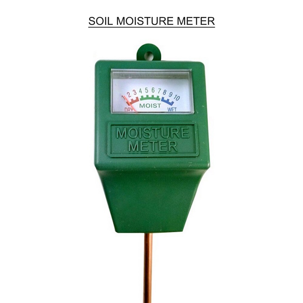 Medidor de humedad del suelo aguja única Cabeza Cuadrada planta medidor de humedad plantación higrómetro de humedad Sensor tierra Kit de prueba medidor de agua