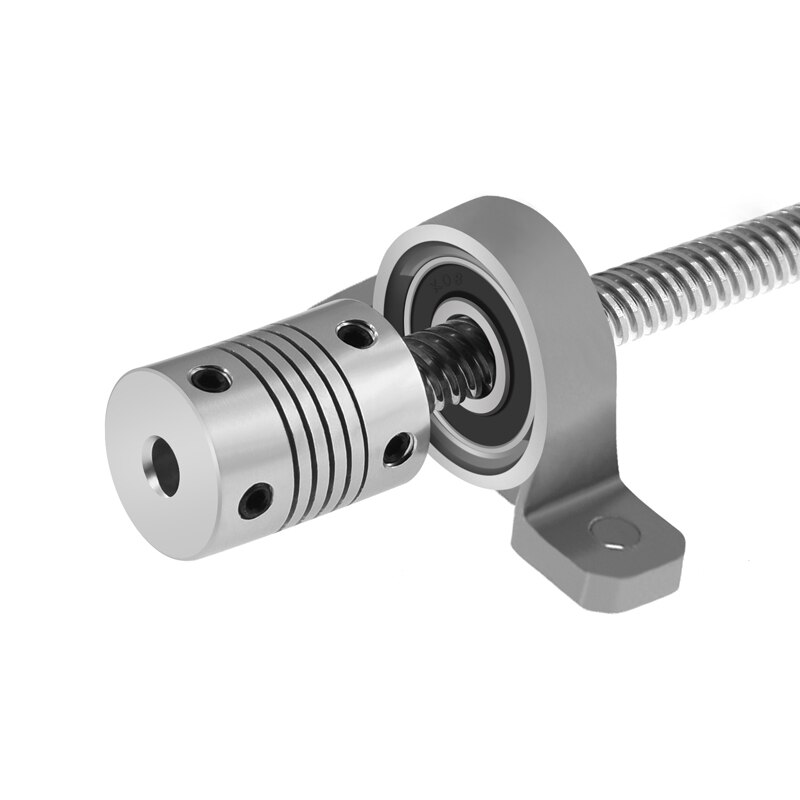 T8 Screw Kit Screw Set Horizontal or Vertical Screw Pitch 2mm Lead 8mm Length 200 300 400 500mm 3D Printer CNC Engraving Machine