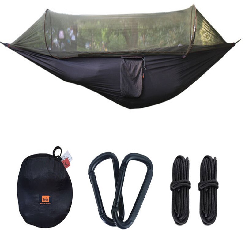 Mosquito Net Hammock Outdoor Swing Sky Tent 250x120cm Anti-mosquito camping Canopy Awning Set Bed Multi-color Optional