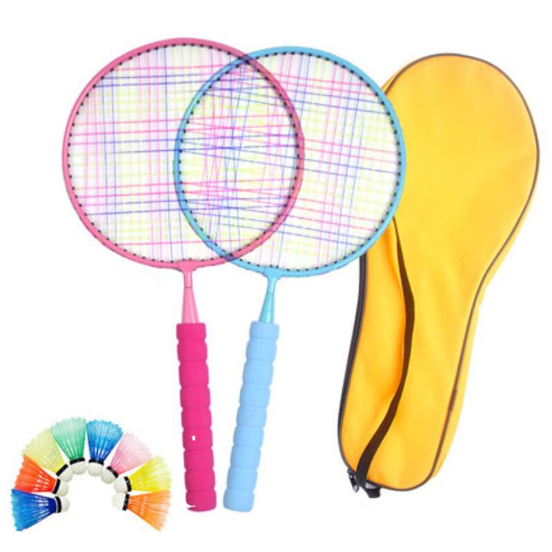 1Set Kunststoff Kinder Tennis Badminton Spielzeug Outdoor Indoor Sport Freizeit Spielzeug Schläger Eltern Kind Interaktive Spielzeug Kinder: 009