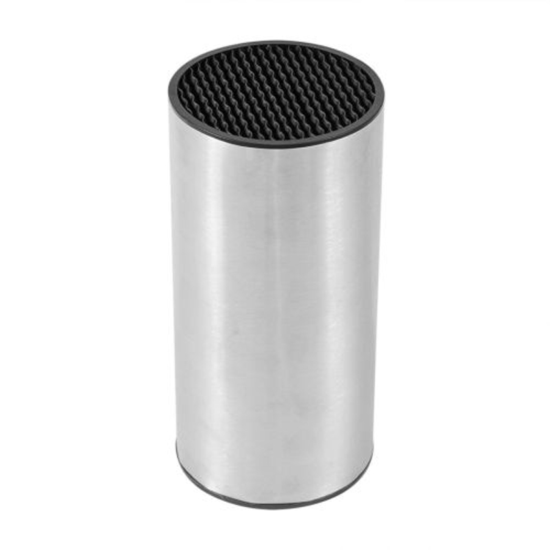 Märkesstil knivhållare i rostfritt stål knivblock universal knivställ 23*11.2*11.2cm verktygsförkläde