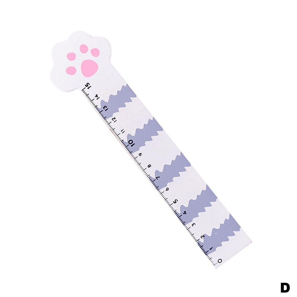 Claw Ruler Cute Cat Claw Wooden Ruler Kawaii Parallel Straigh... – Grandado