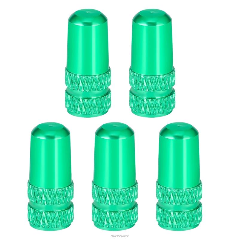 Schrader or Presta Bicycle Valve Cover, 5 Packs, Optional A/vf/v, Lightweight, Rough Erosion for Car Motorcycle 21: GN-P