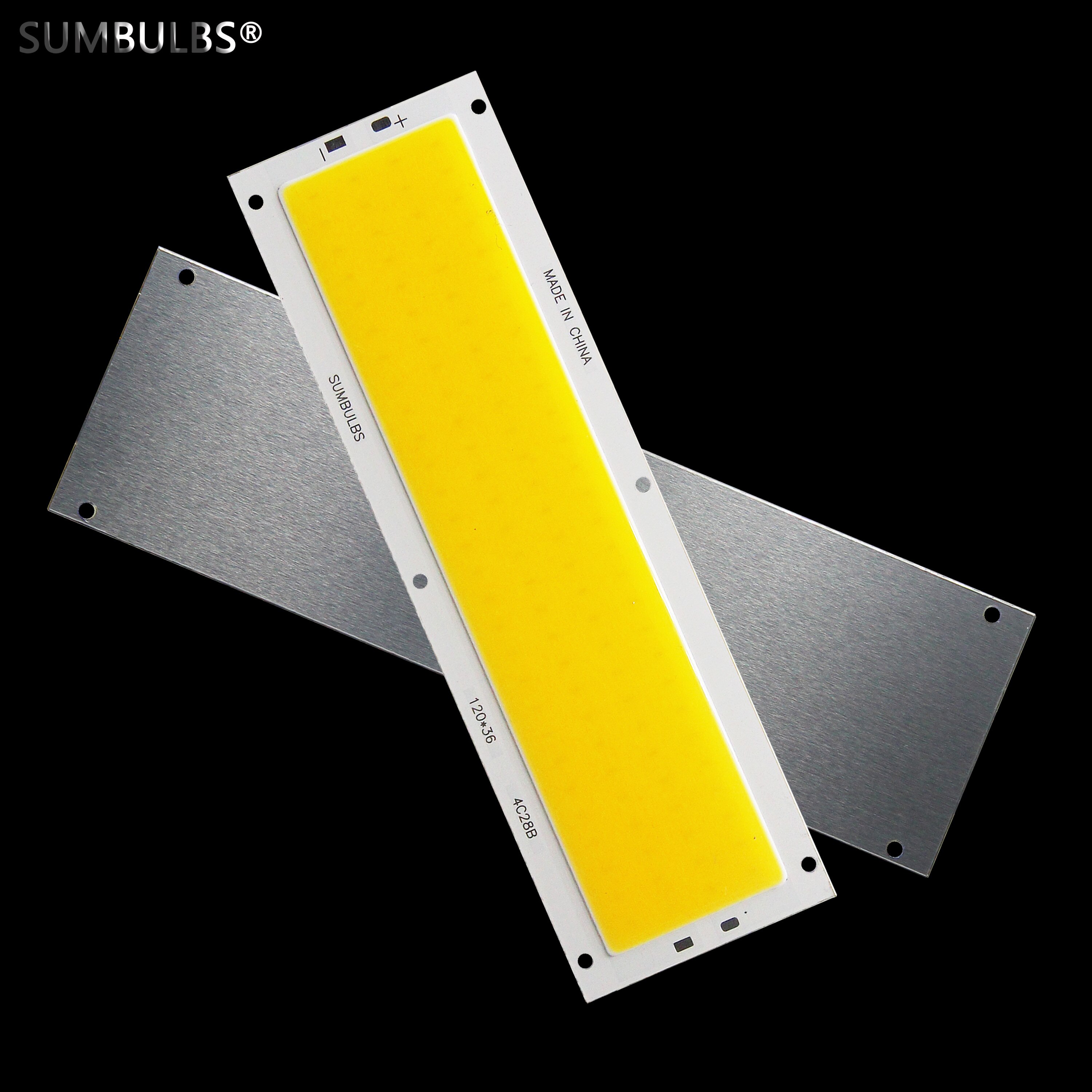 SUMBULBS 1200LM 12W DC 12V COB LED Light source Bulb 12CM 120*36mm LED Strip 5 colors Panel Module Light Emitting Diode