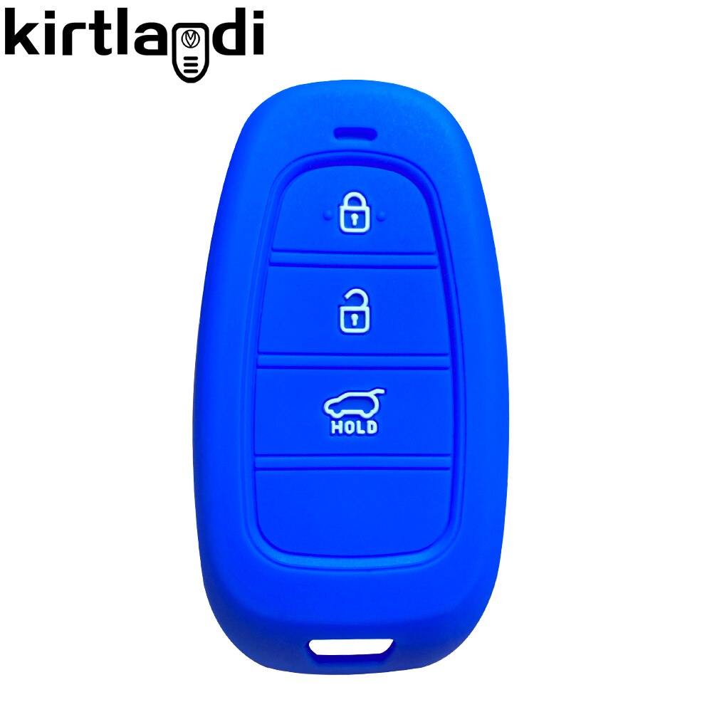Silicone Car Key Cover Shell Wallet For Hyundai Sonata Tucson NX4 Santa Fe Case Key Fobs Remote Holder Keychain 2022