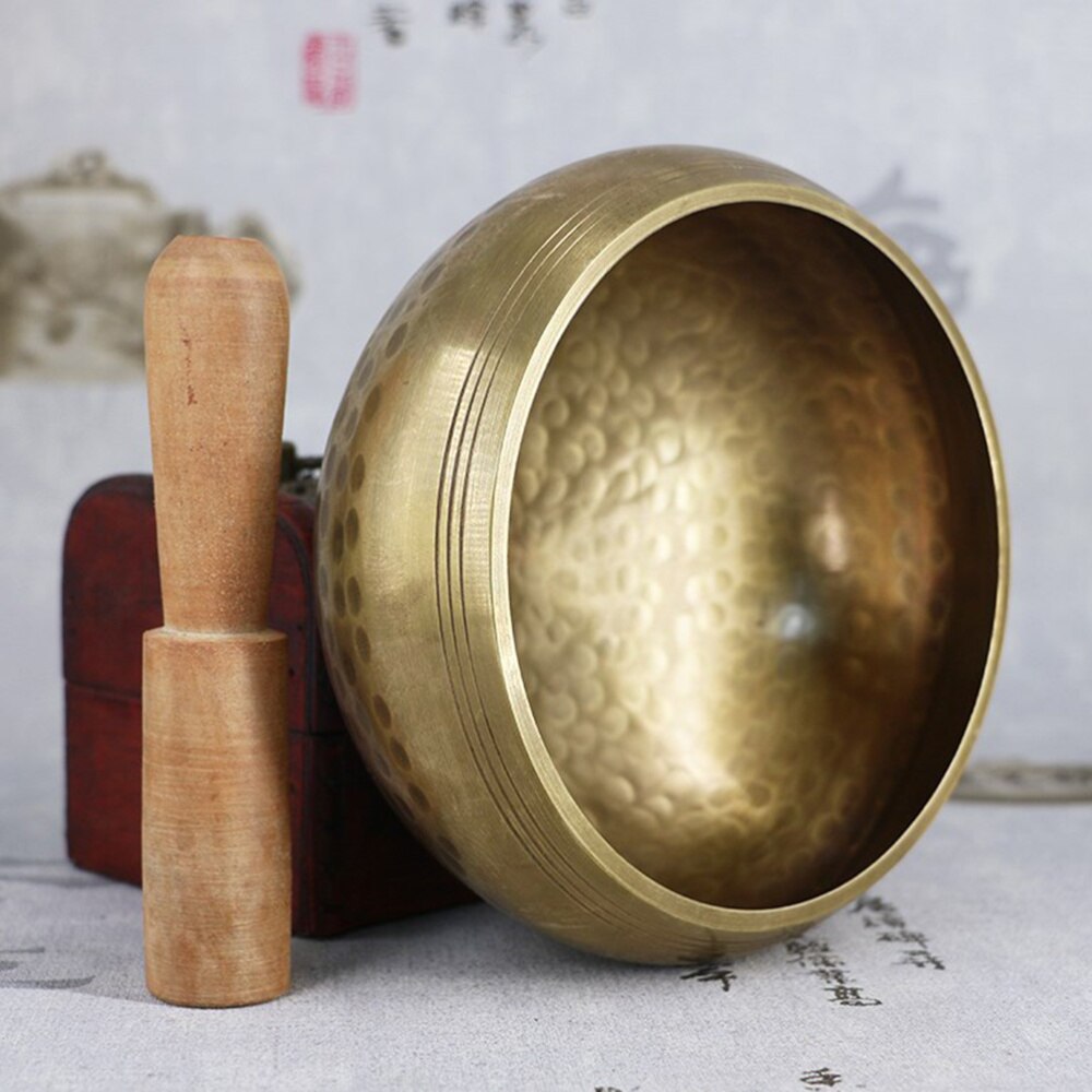 1pc Sound Bowl Sound Bowl Chanting Bowl Yoga Meditation Sound Therapy Bowl Pure Copper Chime Bronze Qin
