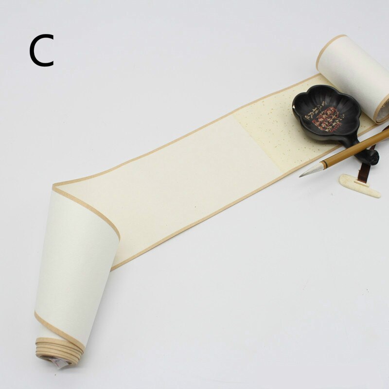 10cm*2m Exquisite Hand-made Chinese Painting Paper Scroll Rice Paper Creation of Works Chinese Xuan Paper Chinese Drawing Paper: C