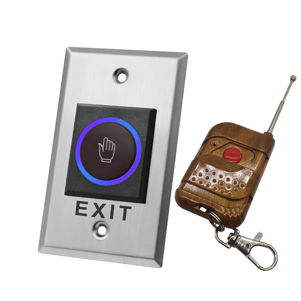 12V 24V Touchless Door Lock Release Switch IR Contactless Infrared Opener 433 Mhz Wireless Remote Control No Touch Exit Button
