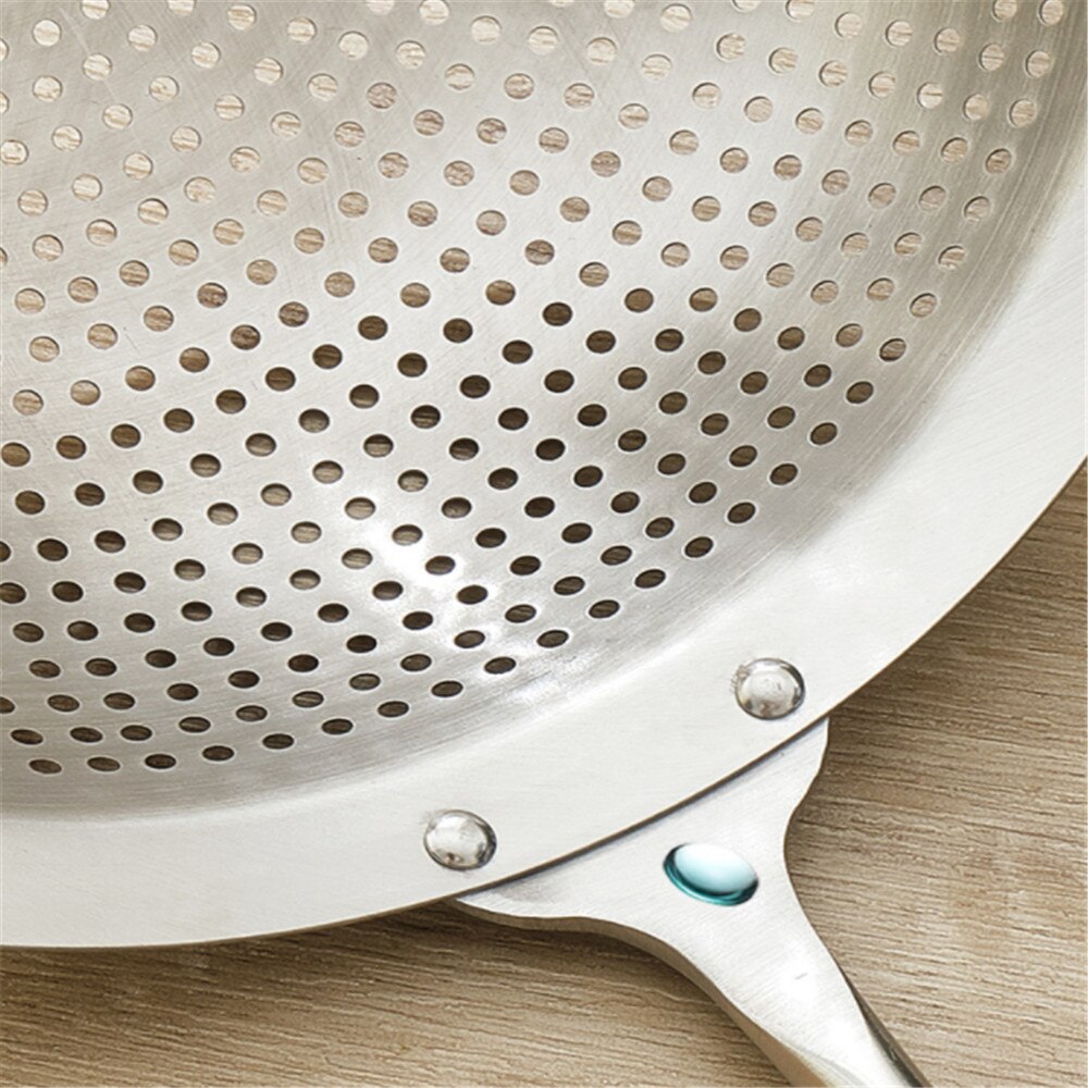 20cm Stainless Steel Colander Filter Cooking Utensils Spoons Frying Pan Colander Drainer Food Colander Dish Drainer Strainer