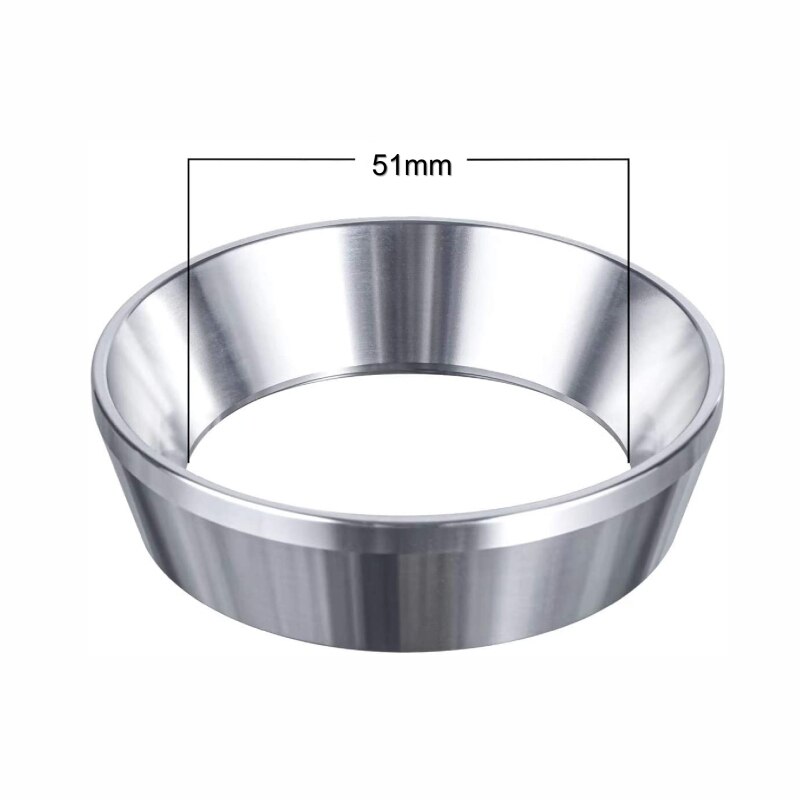 HiBREW 51mm/58mm stainless steel dosing funnel Coffee Dosing Ring