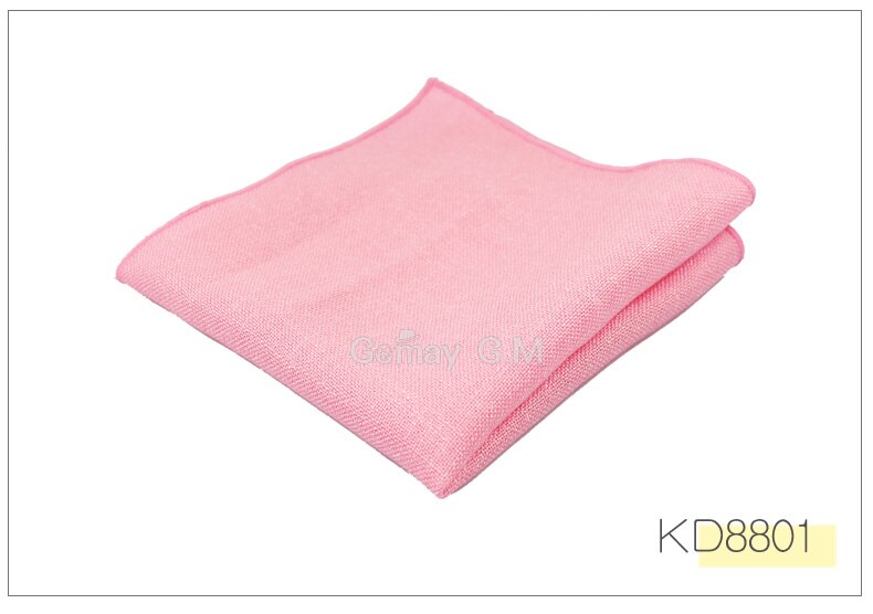 Heren katoenen zakdoeken geweven effen zakdoek heren zakelijk casual pochet zakdoek bruiloft zakdoeken: Kd8801