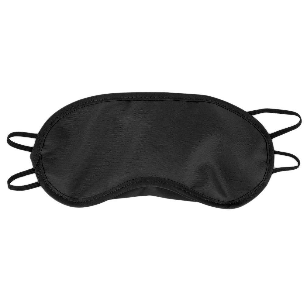 1Pc Reizen Slaapmasker Slapen Oogmasker Cover Ooglap Blinddoeken Zwart Voor Man Vrouwen Slapen Gereedschap
