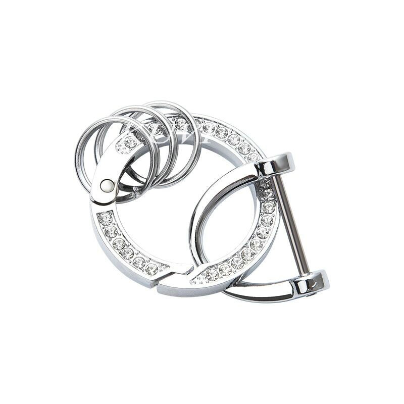 TPU Car Folding Key Case Cover Shell Fob For Chevrolet Cruze Aveo Trax Sail Malibu For Opel Vauxhall Astra Corsa Meriva Insignia: Diamond keychain