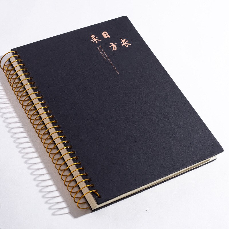 B5 Notebook Binder Sketchbook Office Supplies Lyofes Thicken Spiral Notebooks Book Diary School Stationery Work Super Thick Page: 7