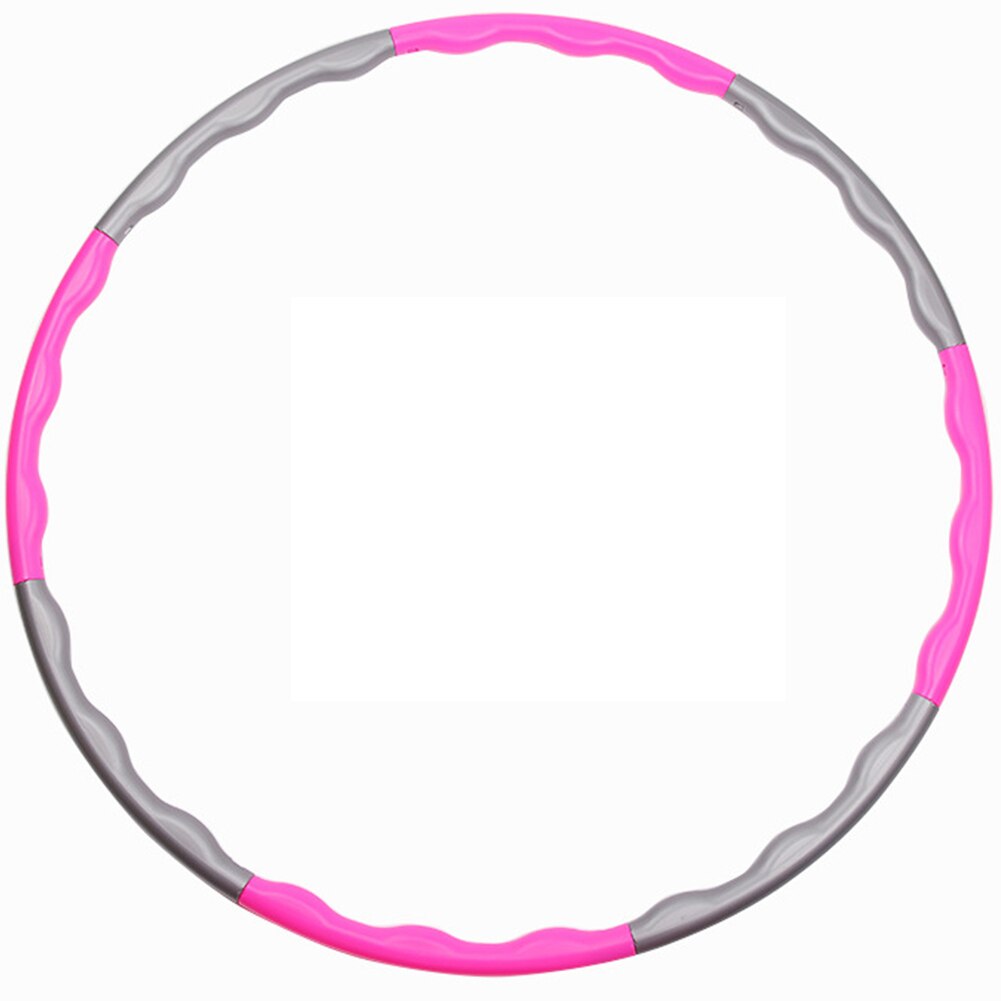 Gewichteten Übung Hoop Tragbare Übung Fitness Abnehmbare 8 Abschnitte Spleißen Hoop Für Erwachsene Kinder Turnhalle Ausrüstung Taille Trainer: Brown