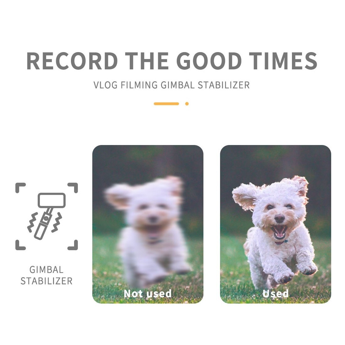 FANGTUOSI-estabilizador de cardán de mano para teléfono inteligente, trípode para teléfono móvil, grabación de vídeo