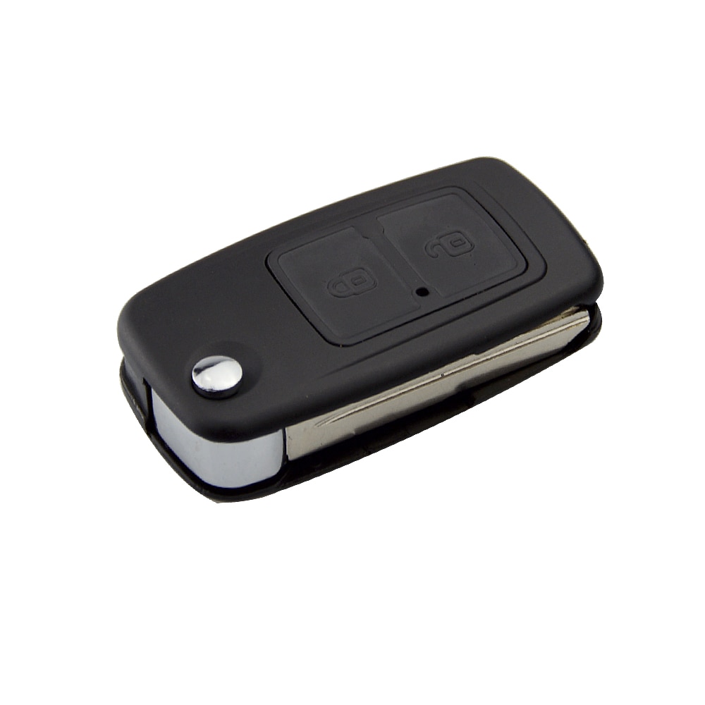 OkeyTech 2 Buttons For Chery A5 Fulwin Tiggo E5 A1 Cowin Car Key Case Remote Key Shell Fob Blank Key Folding Flip Uncut Blade