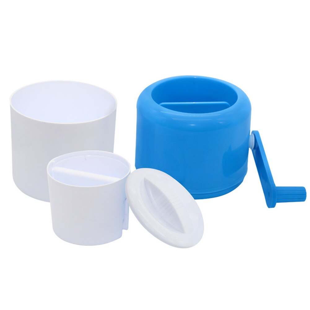 Ręczna kruszarka robić lodu korba ręczna mini rozdrabniacz robić lodu stożek śnieżny kociak DIY szlifierka robić lodów