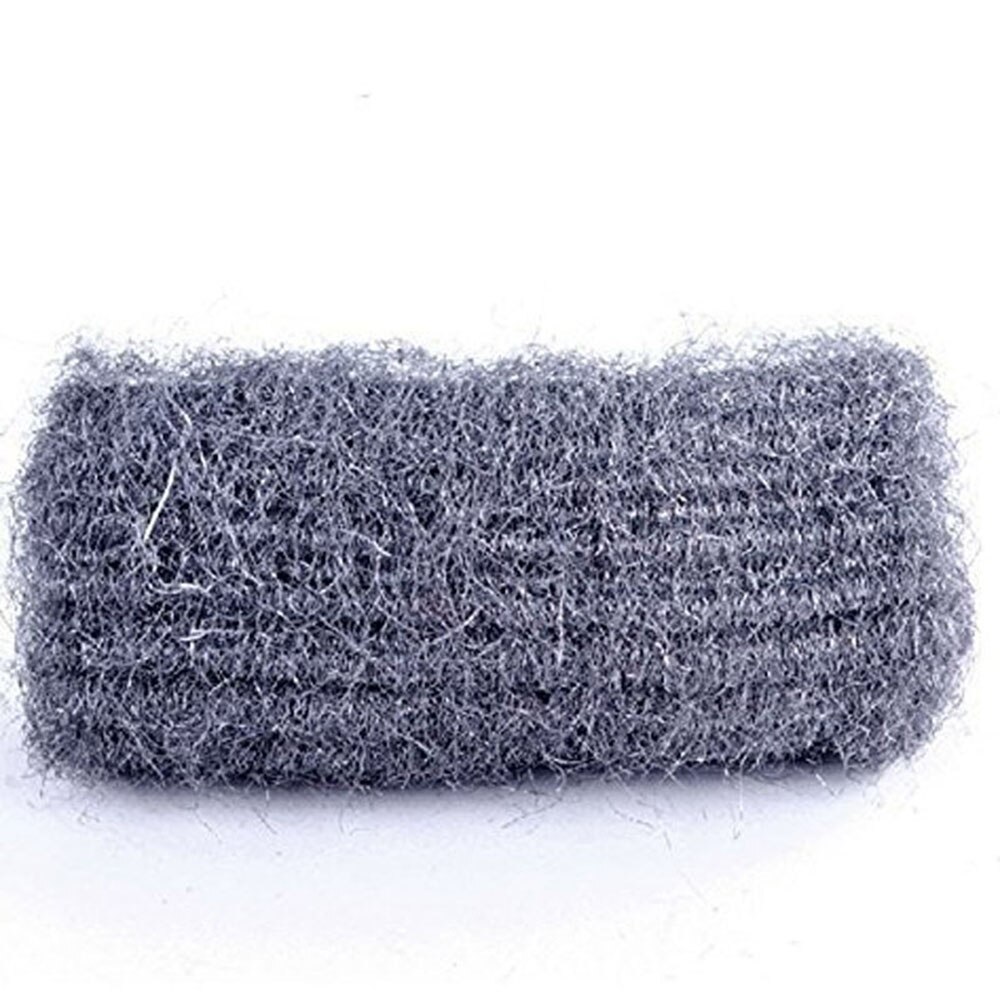 12 sztuk/partia gąbka metalowa siatka Super detergentu narzędzie kuchnia wełna stalowa odtłuszczania narzędzie robić czyszczenia garnek szczotka magia odkurzacz