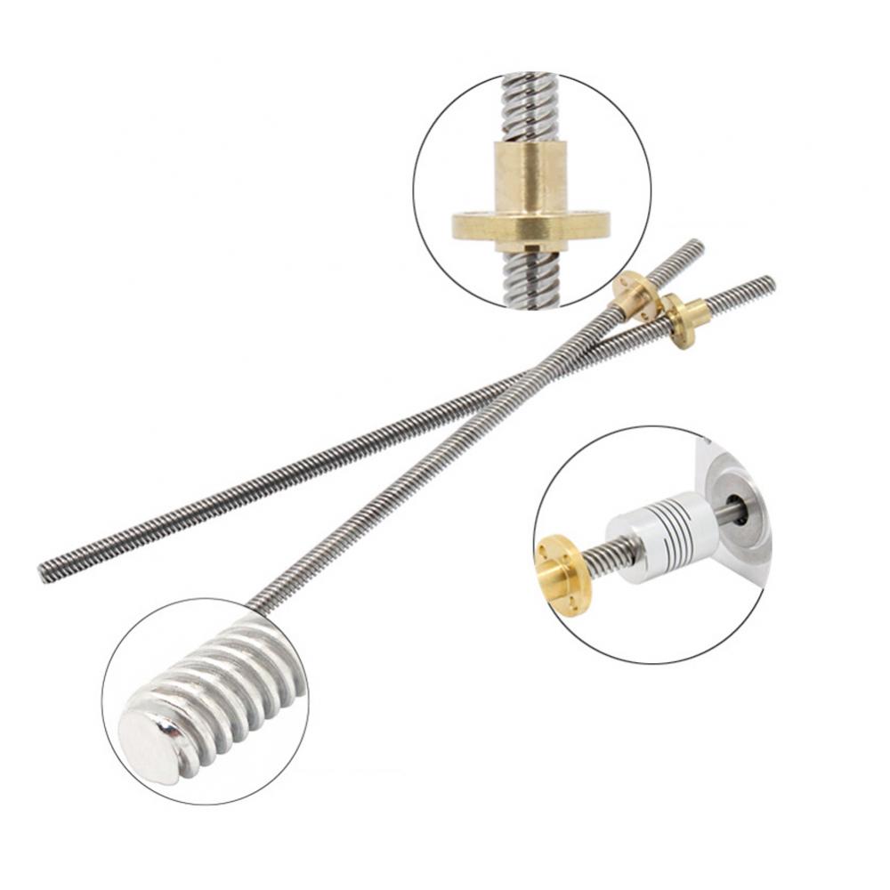 150-500mm 3D stampante T8 Stepper Trapezoidal acme filo guida vite asta con Noce