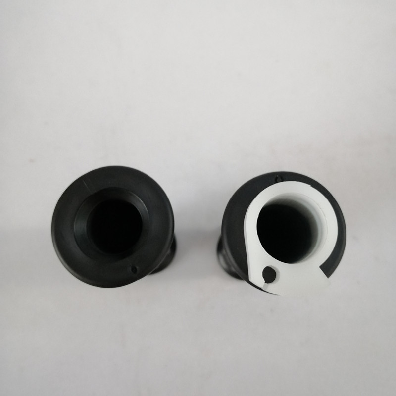 Moto 1 paio nero acceleratore acceleratore maniglie bar manopole (L + R) misura per Yamaha PW80 y-zinger MX100 MX80 AT1 CS3 CT1 DS
