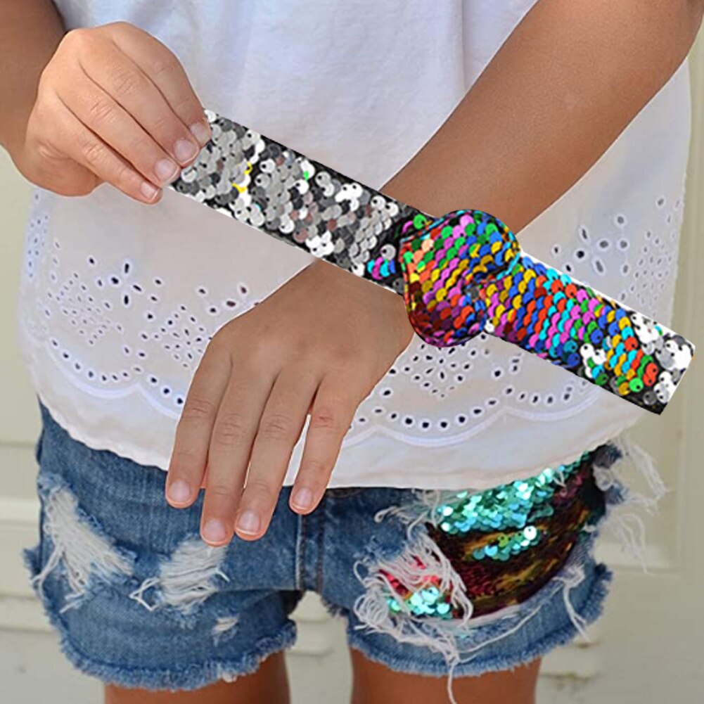 12 sztuk dzieci gwiazda z cekinami w kształcie serca opaska odblaskowa nadgarstek pasek na rękę impreza dobrodziejstw zabawki edukacyjne dla dzieci dla dzieci prezenty