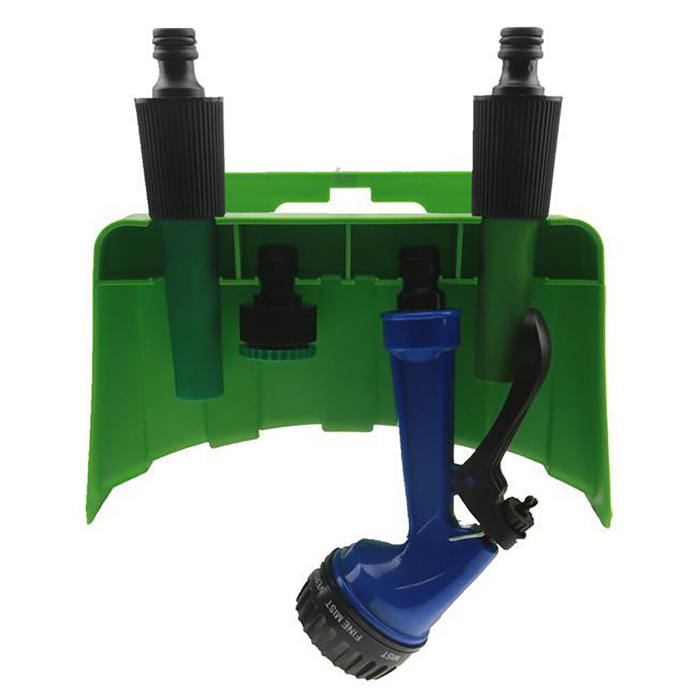 1pc hage hageslange rørholder oppheng slange rørtrommel plast rørholder vanningsoppbevaring krok rack