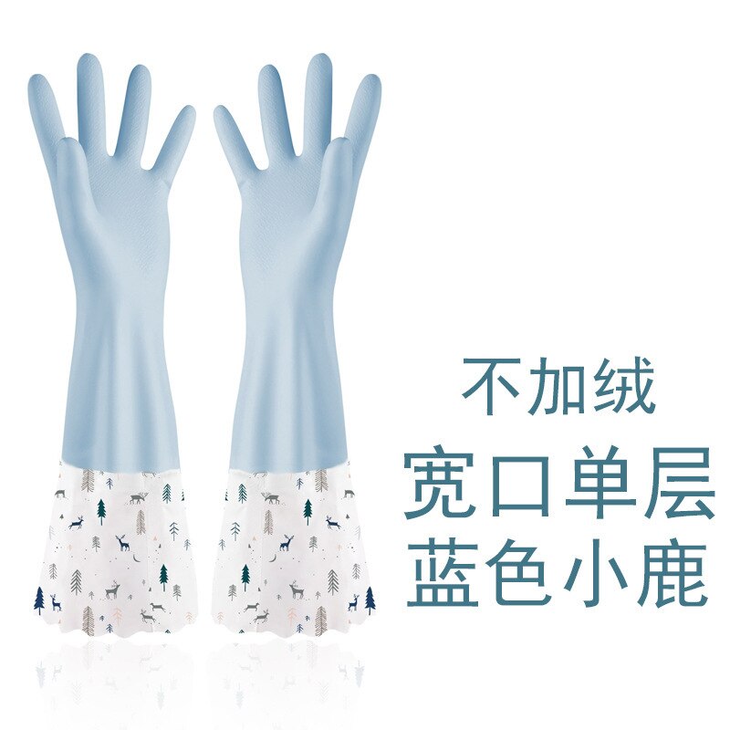 Household Gloves Home Long Sleeve Dish Washing Gloves Waterproof Durable for Protect Hands Kitchen Cleaning Household Chores: A / M