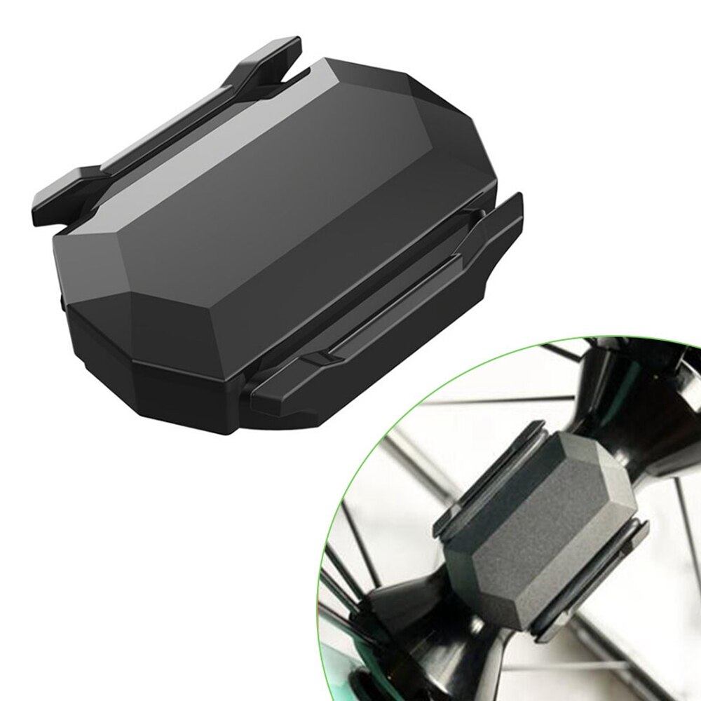 Cycling Speed or Cadence Sensor Waterproof Bike Speed Cadence Sensor ANT+ and Bluetooth 4.0 Wireless Bicycle RPM Sensor Computer