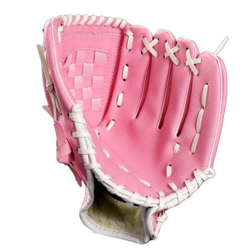 Outdoor Sport Honkbal Handschoen Softbal Praktijk Apparatuur Grootte 11.5 Inch Linkerhand Jeugd Volwassen Outdoor Baseball Bescherming Handschoenen: Roze