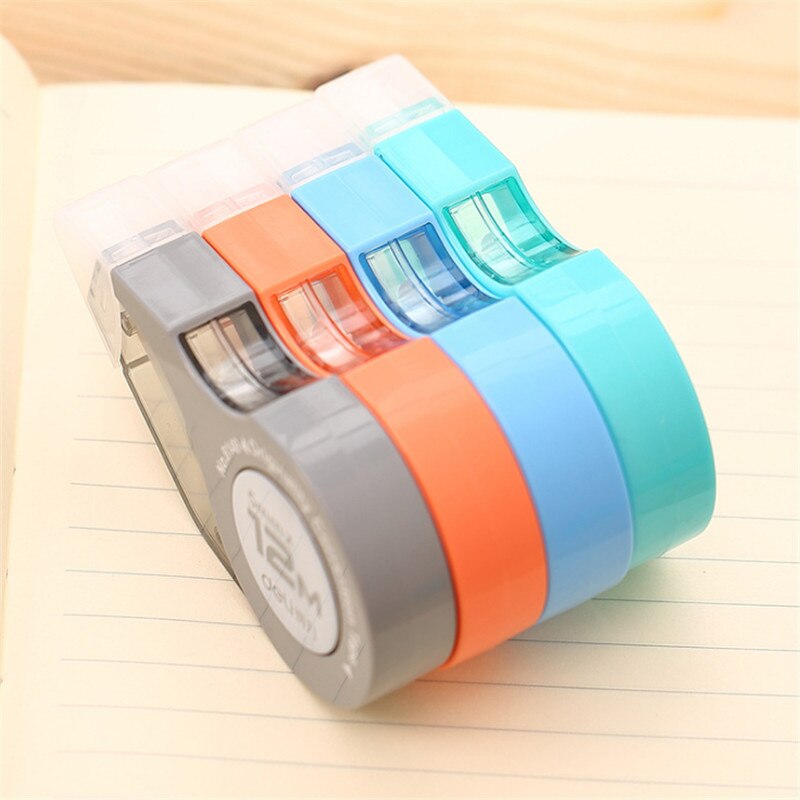 Deli Correction tape 12 meters long 5mm wide modeling cute student supplies correction tape correction tape 8149