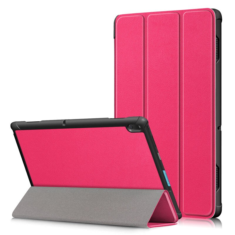 Ultra Slim Magnetic Folding abdeckung Fall Für Lenovo Tab E10 TB-X104F TB X104F PU Leder Stand Abdeckung Für Lenovo Tab e10 Funda fall: Rose