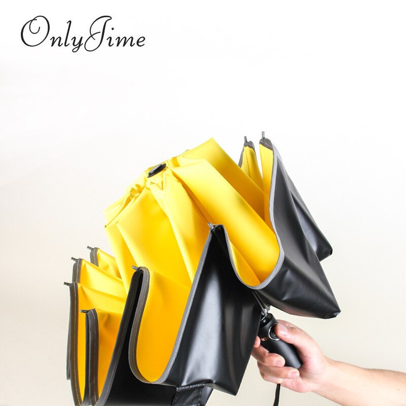 Only Jime Automatic Reverse Umbrella Windproof Umbrellas Folding Waterproof Folding Reverse Umbrella Rain Gear